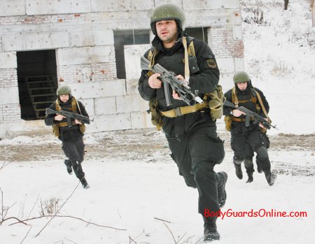 Тактические занятия ОМОНа перед командировкой на Кавказ