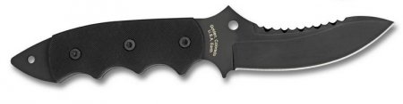    Spyderco Pygmy Warrior Knife (4.6" Black Plain) FB29GPS