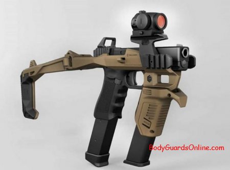 Recover Tactical MG9: угловое рукоятие и держатель магазина для пистолетов Glock