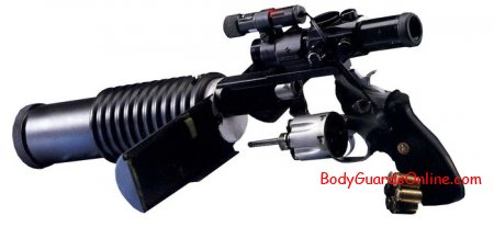 Бесшумный револьвер PSDR III для спецназа 